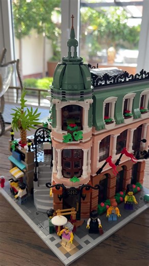 Impressive Lego Hotel Build with Detailed Features