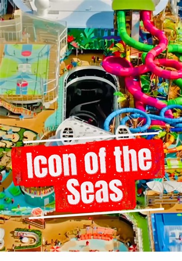 The Icon of the Seas isn’t a cruise ship, it’s a floating flex with water slides, infinity pools, and more neighborhoods than your hometown. It doesn’t sail the ocean; it dominates it, one jaw-drop at a time. #yourtipsytourguide #iconoftheseas #royalcaribbean #cruise #travel
