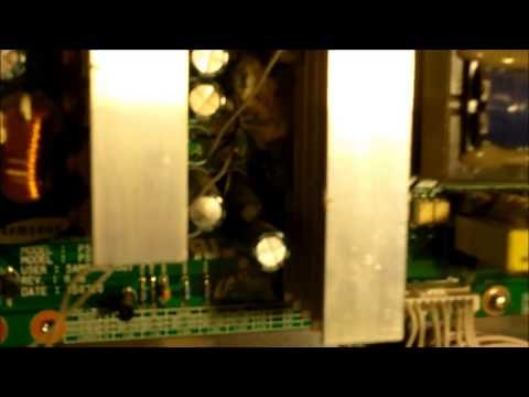 How to fix Plasma TV rainbow color snowy static screen repair tutorial