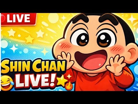 Shin Chan LIVE 😂 | Non-Stop Fun & Masti | Cartoon Live
