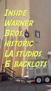 NETFLIX will own this historic WARNER BROS. studio lot in Los Angeles - see inside #shorts