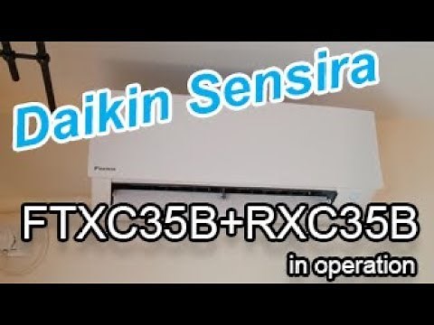 DAIKIN Sensira Inverter FTXC35B, vertical swing in operation