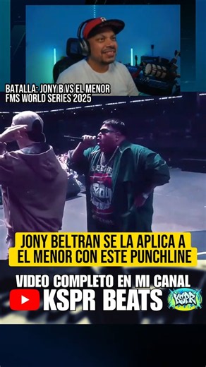 Jony Beltran tirando del CLASICO PUNCHLINE contra El Menor #fms #fmsworldseries