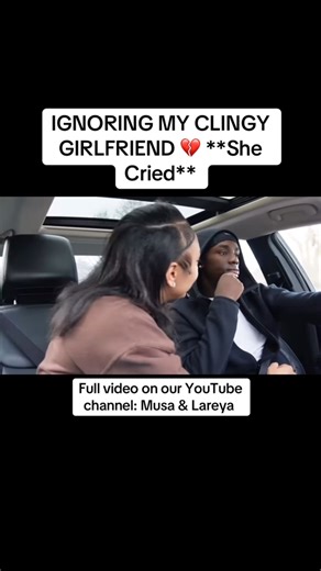 Musa & Lareya on Instagram: "Full video on our YouTube channel: Musa & Lareya IGNORING MY CLINGY GIRLFRIEND 💔 **She Cried**"