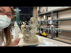 HOW TO SCULPT CLAY ABSTRACT FORM #clay #sculpture #art #ceramicsculpture #pottery #claysculpting
