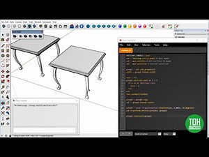 Ruby for SketchUp | Group Intersect for Make Table with Ruby Script
