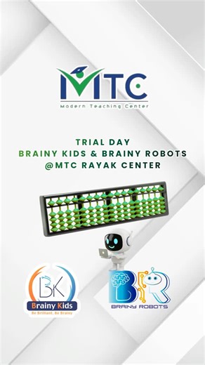Modern Teaching Centers (MTC) on Instagram: "Where smart kids meet smart robots 🤖🧠 Trial Day vibes with Brainy Kids & Brainy Robots at – MTC RIYAK Center 🚀✨ #BrainyKids #BrainyRobots #TrialDay #MTCRiyakCenter #STEAMKids LittleGeniuses RoboticsLife"