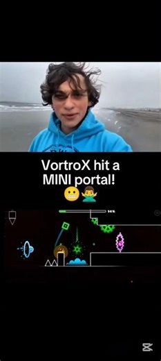 ‪@Vortrox‬ hit a MINI portal! 😬🙅‍♂️ #vecna #geometrydash #shorts