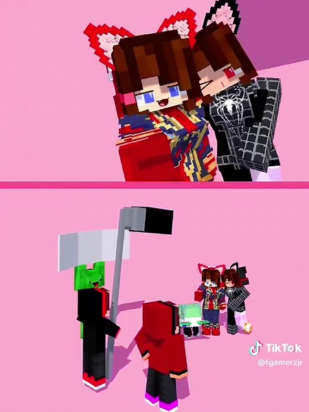 JJ sister & Dark JJ sister & Mikey sister Directional Rotation Challenge4
