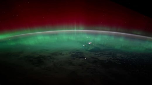 Video. NASA astronaut captures Northern Lights from space