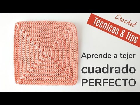 LEARN TO CROCHET A PERFECT SQUARE! | DIY HANDWORK #1
