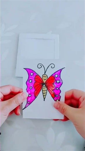 Magic butterfly | How to make magic butterfly from paper #craft #trending #aivideo #butterfly #ai