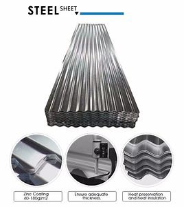[Hot Item] Environment - Friendly Galvanized Steel Material with ISO 14064 Certification, Following DIN En 10142 Standard for Roofing