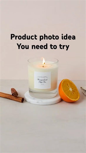 Product photo idea you need to try: Style and photograph a candle with me!