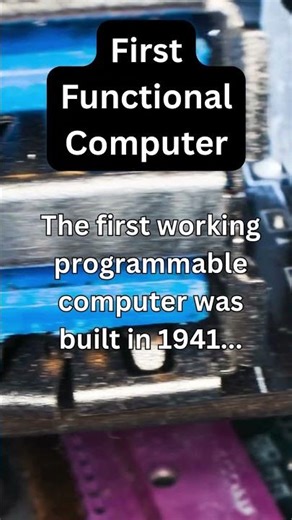 This Was the First Functional Computer Ever Made! #shorts