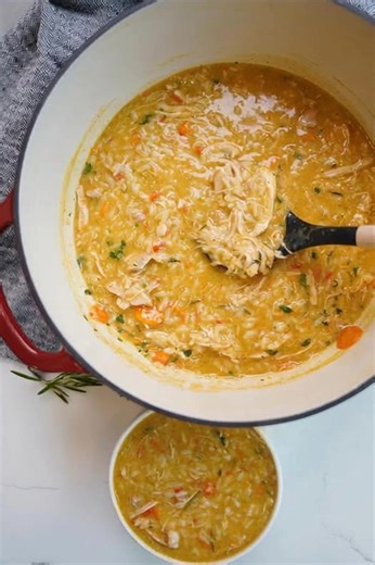 19K views · 35 reactions | Hearty Chicken & Rice Soup Description...