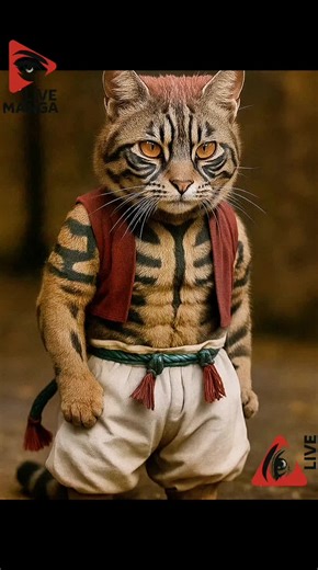 Akaza Cat Version: Fun Twist on Demon Slayer Characters