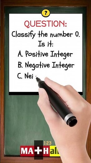 Is Zero an Integer? Positive or Negative Number Rules 0️⃣