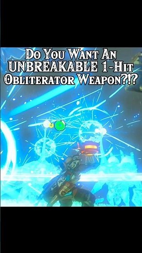 How To Get An UNBREAKABLE 1 Hit Obliterator in TotK #totk #tearsofthekingdom #zelda #nintendo