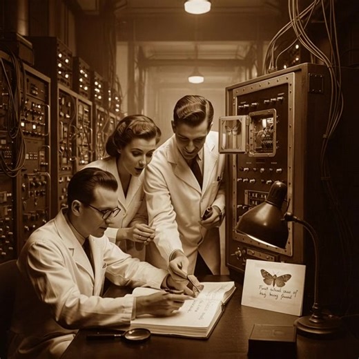 The First Computer "Bug" Was Literal: The term "computer bug" comes from a 1947 incident where a team working on the Harvard Mark II computer found a moth that had flown into a relay, causing a malfunction. The moth was carefully removed and taped into the logbook with the entry "First actual case of bug being found." | WiredWorld