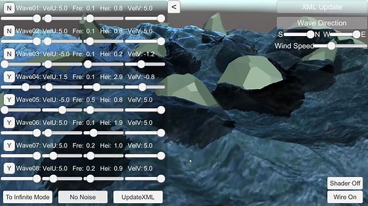 Unity海浪模拟器OceanWaveSimulator