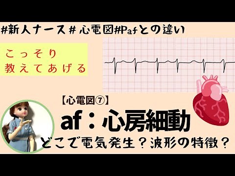 [How to Read an ECG ⑦] Learn how to read and easily remember atrial fibrillation (AF)! Also learn...