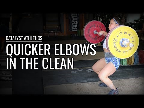 Quicker Elbows in the Clean Turnover | Olympic Weightlifting Technique