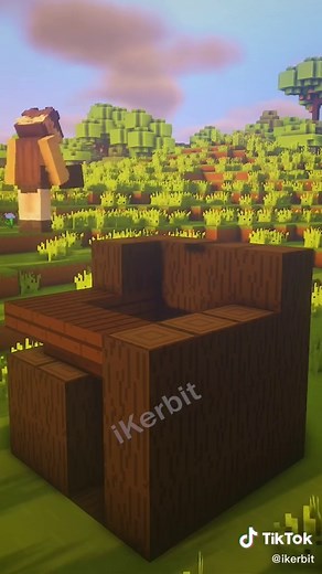 Survival Wooden House Building Tutorial in Minecraft