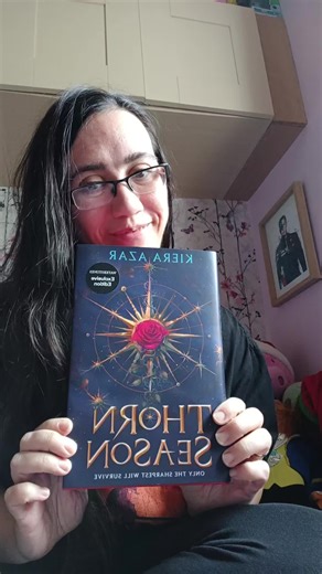 The Thorn Season is Kiera Azar's YA Fantasy Romance debut. It is the first book in a trilogy. It's Shadow and Bone meets The Selcetion series. If you like a unique magic system (forbidden magic), a large cast of characters, political intrigue and court politics this is the book for you. I highly await the publication of book 2. Trigger warnings for: murder, death of a loved one, childhood trauma, kidnapping and imprisonment #booktok #thornseason #kieraazar #yafantasybooktok #fantasyromance