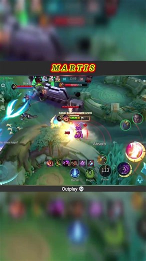 Outplay 💀 #mobilelegends #mlbb #martis #shorts