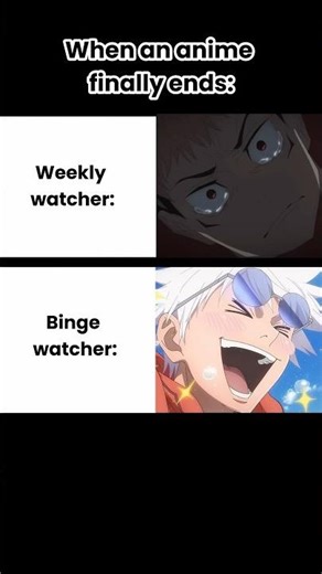 Weekly watcher vs Binge watcher #animenetflix #animeforever #animeforever#limitbreakers