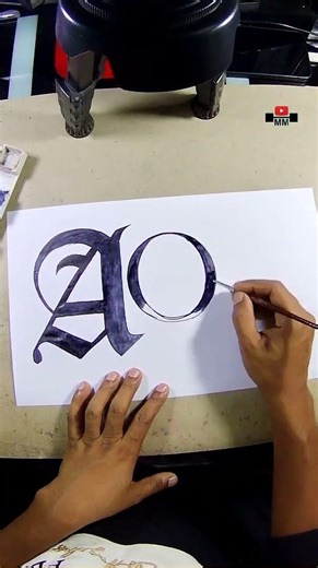 How to draw the AOA logo #shorts