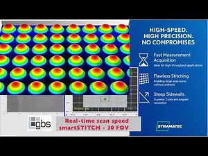 GBS Metrology's smartWLI provides superior measurements on micro-lens arrays and steep side walls