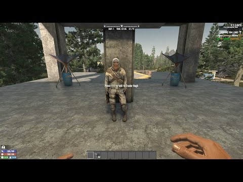 7 days to die How to Change Traders