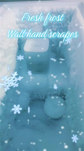 How to Create Fresh Frost with Wall Hand Scrapes