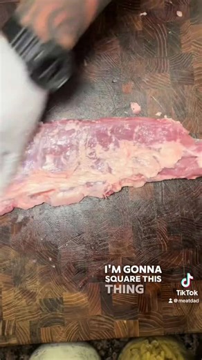 Proper way to chop a beef rib