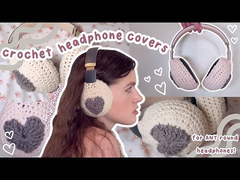 How to crochet covers for almost ANY round headphones! 🎧 🧶 (Beats Studio 3)