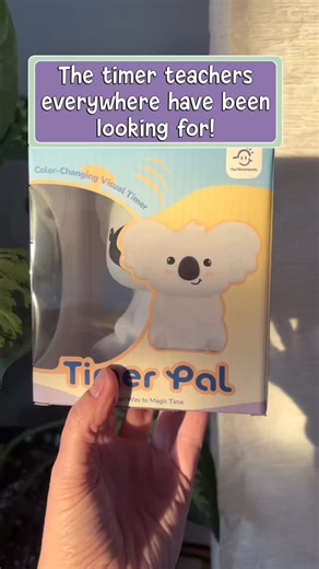 Dawn | AI Teacher Tools on Instagram: "🚨 Attention Teachers!! 🚨 This Koala Pal is going to be the cutest addition to your class! ⏰ Color lights to show time 🐨 Cute koala design kids love 🌟 Builds independence + routine habits ✨ Doubles as a cozy night light Honestly, my kids have been obsessed with it since it arrived. So many uses with the Koala Timer Pal! @breathingpalofficial also have a super cute Rainbow Timer that would be another great timer for your classr