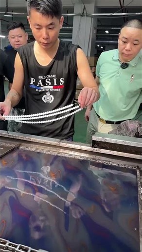 Factory assembly line, water transfer graffiti #hydrographic #craftshorts #printing #diy #shorts