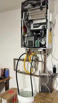 Navien NPE240A2 (NG) descaling setup #navien #tanklesswaterheater