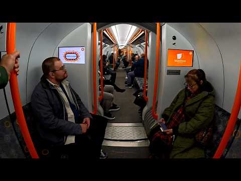 Glasgow Metro (Subway) POV Ride Along | 4K Sights & Sounds Experience