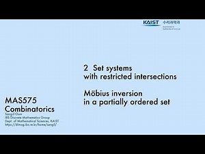 2.4. Mobius inversion formula (completed proof)