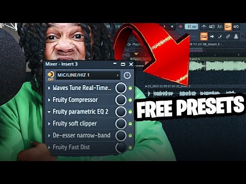 FREE FL STUDIO VOCAL PRESETS for RECORDING VOCALS :)