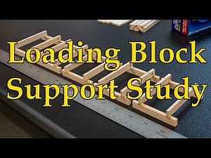 Science Olympiad 2021-22 Bridges: Division C Loading Block Support Testing