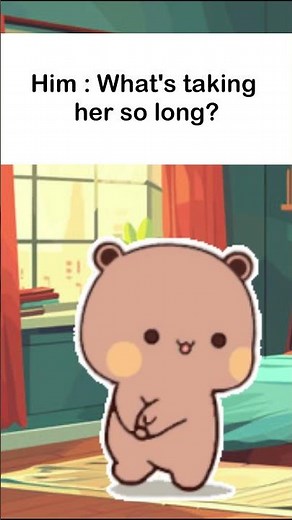 Bubu gets ready for Dudu 💄 #littledudububu #cute #viral