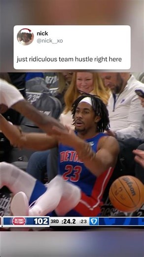 Pistons defense on this possession 🔥