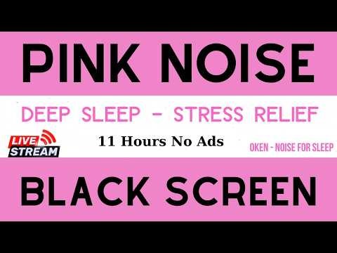 Ultimate Pink Noise Experience 🌙 Black Screen Sleep Sounds to Block Noises & Relax
