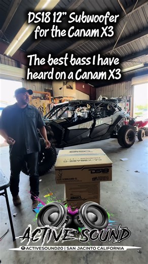 Top Bass Subwoofer for Can-Am X3: DS18 12-Inch Choice