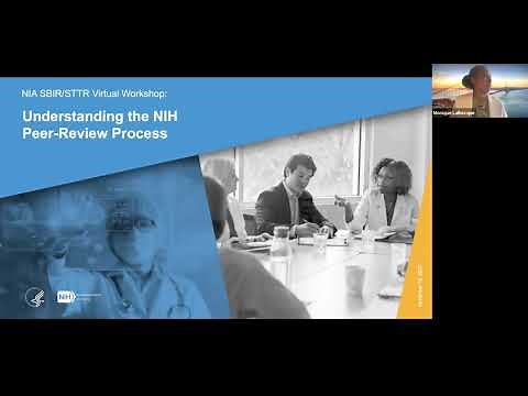 NIA SBIR/STTR Virtual Workshop: Understanding the NIH Peer-Review Process (with Audio Descriptions)
