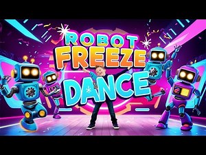 Robot Freeze Dance | Fun Robot Action Song for Kids | Move, Dance, and Freeze! | TaleTwists